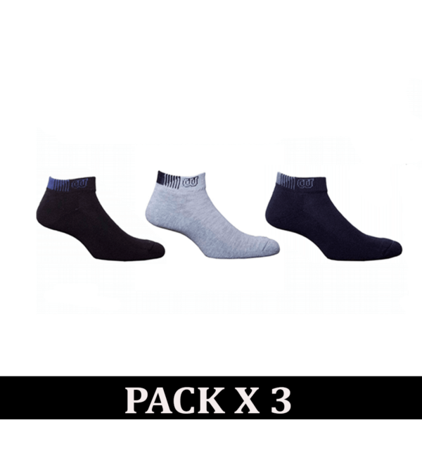Soquete Wilson Corto Algodón  - Pack x 3